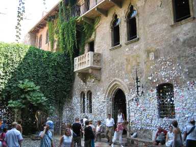 Julias Balkon in Verona